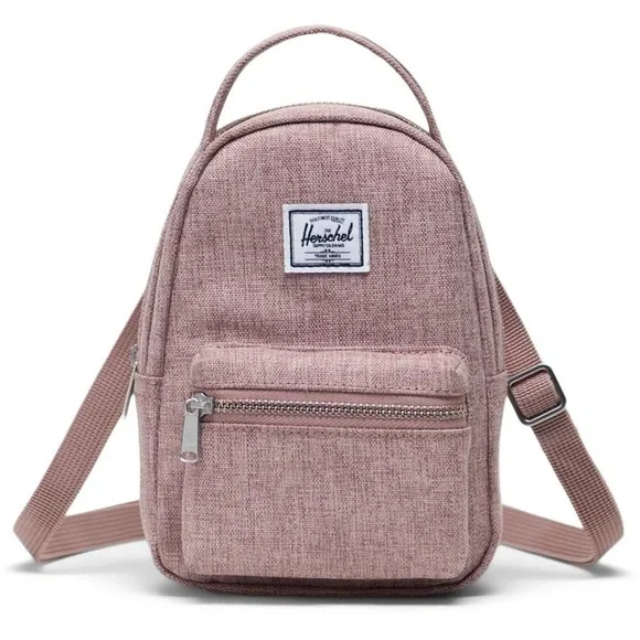 Herschel Supply Co. Nova Mini Backpack in Ash Rose Crosshatch - Picture 3 of 6